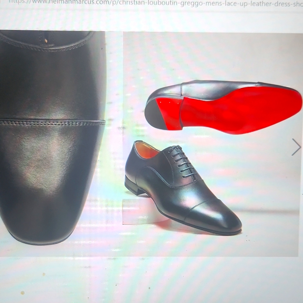 Christian Louboutin Greggo Leather Lace up shoes